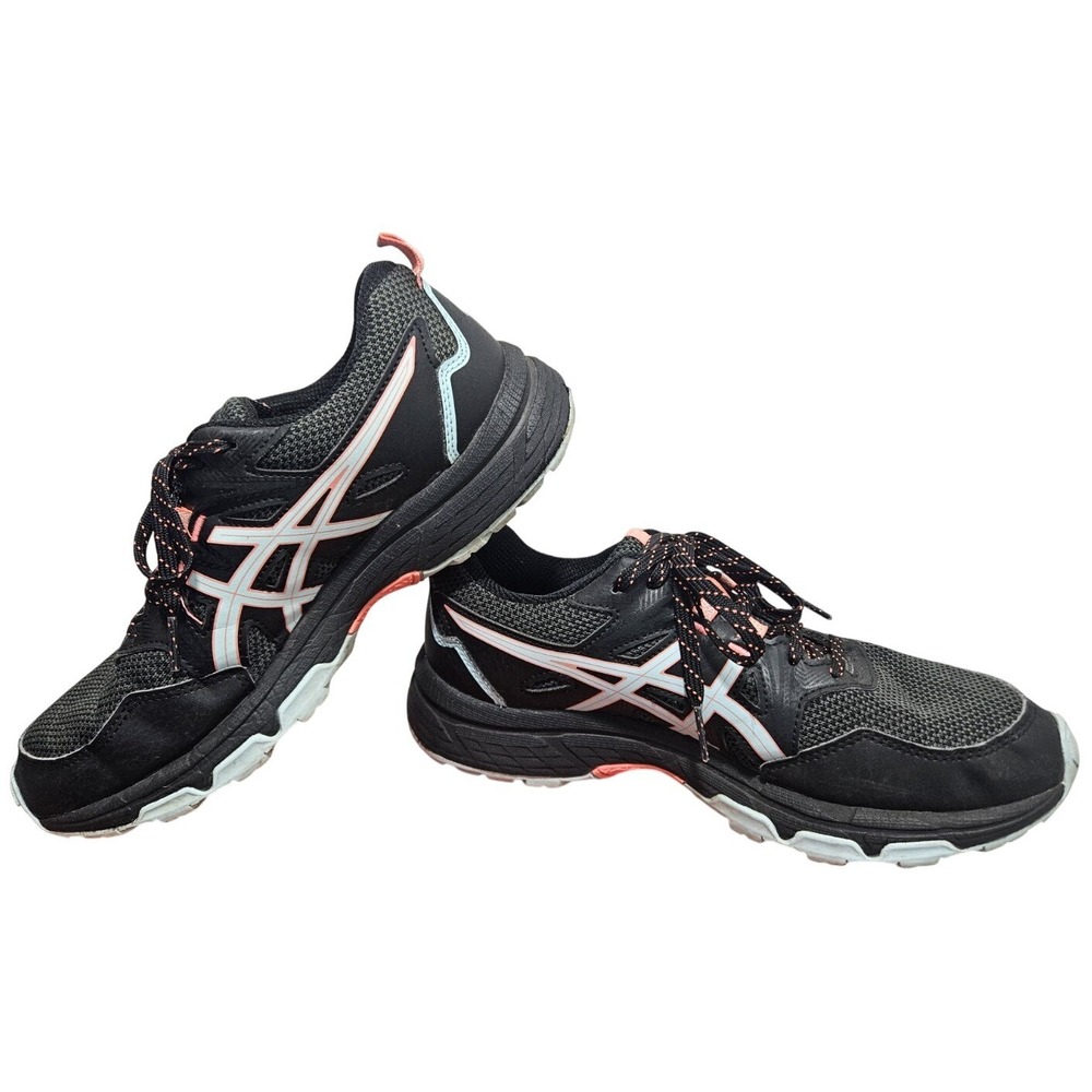 Asics Gel-Venture 8 Womens Trail Running Shoes Black Pink 1012A708 Size 8